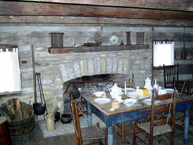 Inside Galloway Cabin 1