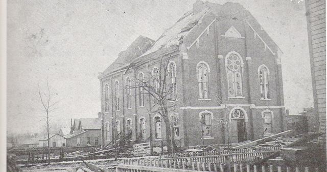 Jamestown UM Church.1884 Cyclone