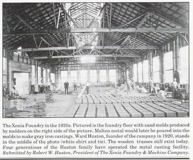 Inside orig. Xenia foundry