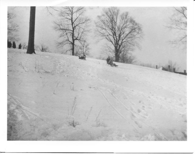 Old sledding hill