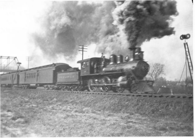 Old steam locomotive