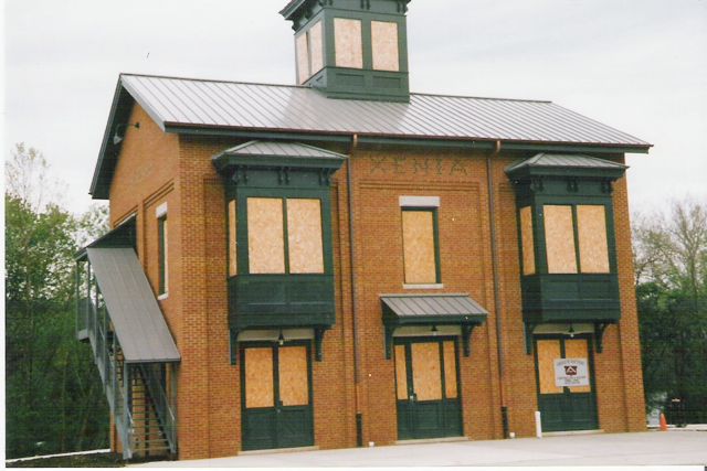 Bike hub, replica of depot